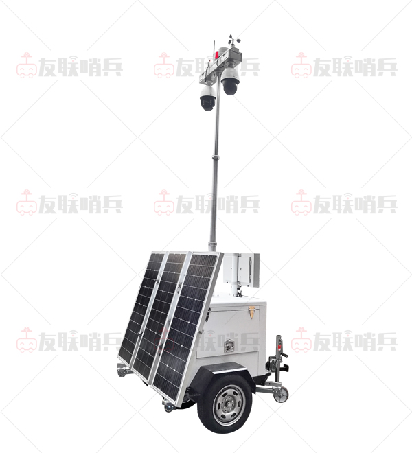 工地揚塵氣象監(jiān)測太陽能移動監(jiān)控車